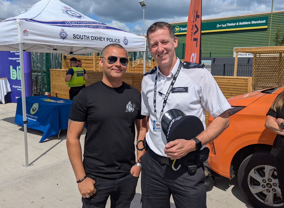 The Gas Expert, Shoaib Awan, and Dave Catlow, Police Sergeant, Metropolitan Police