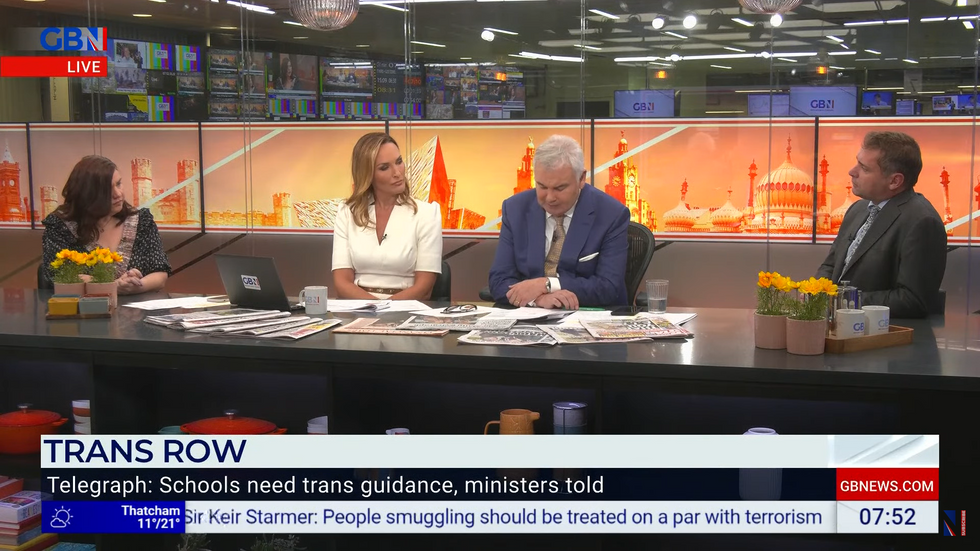 The GB News Breakfast panel
