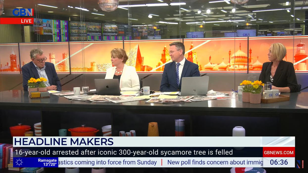 The GB News Breakfast panel