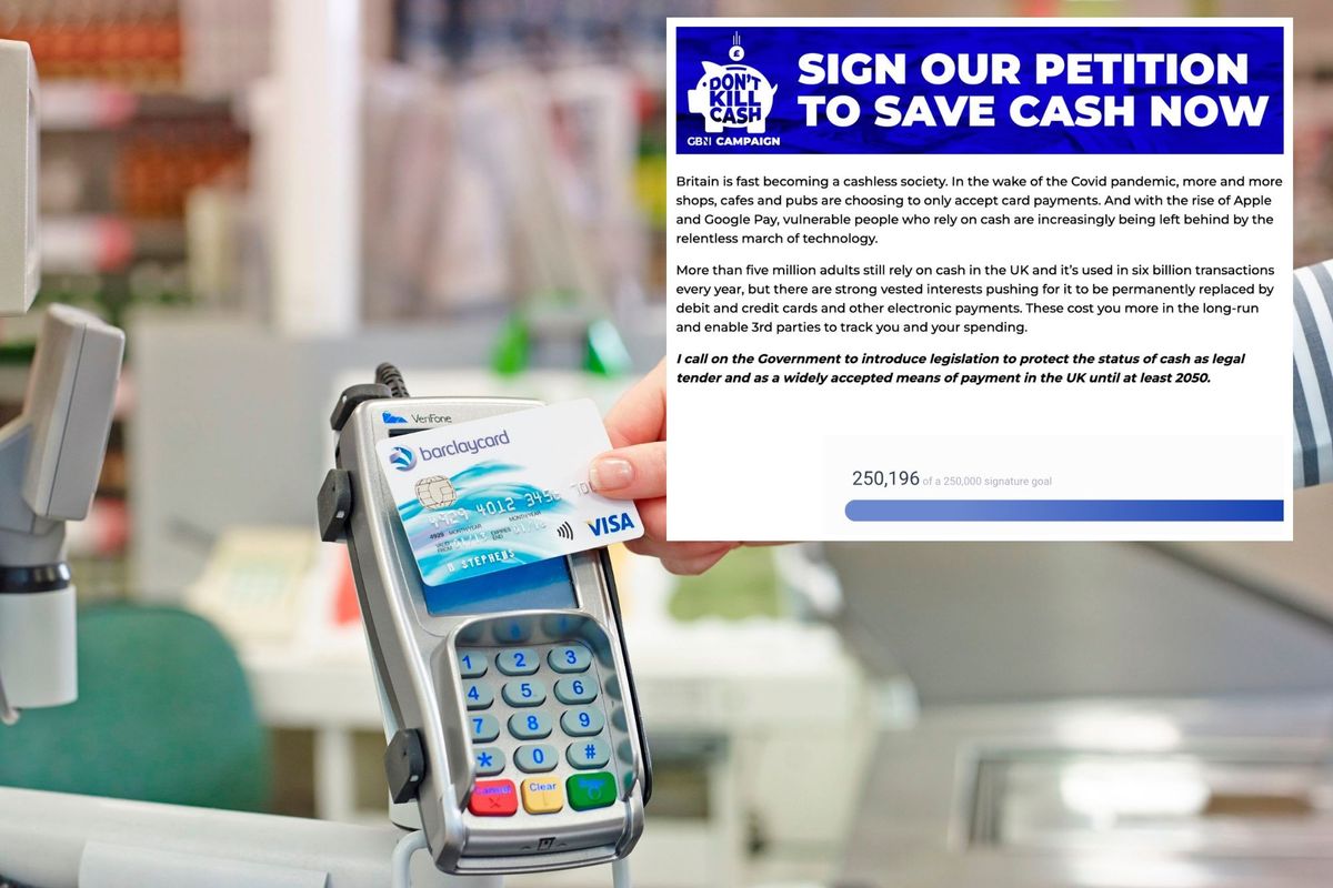 Don't Kill Cash: GB News campaign hits HUGE 250,000 signature goal as pressure mounts on Government