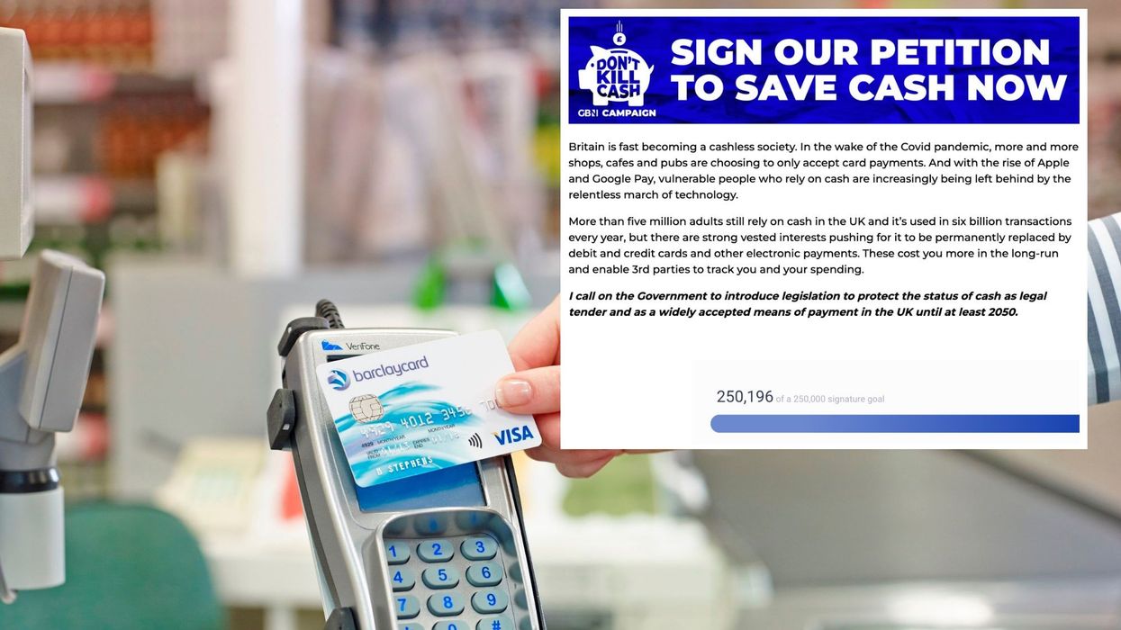 Don't Kill Cash: GB News campaign hits HUGE 250,000 signature goal as pressure mounts on Government