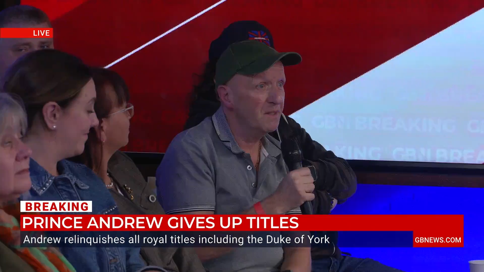 The GB News live audience member