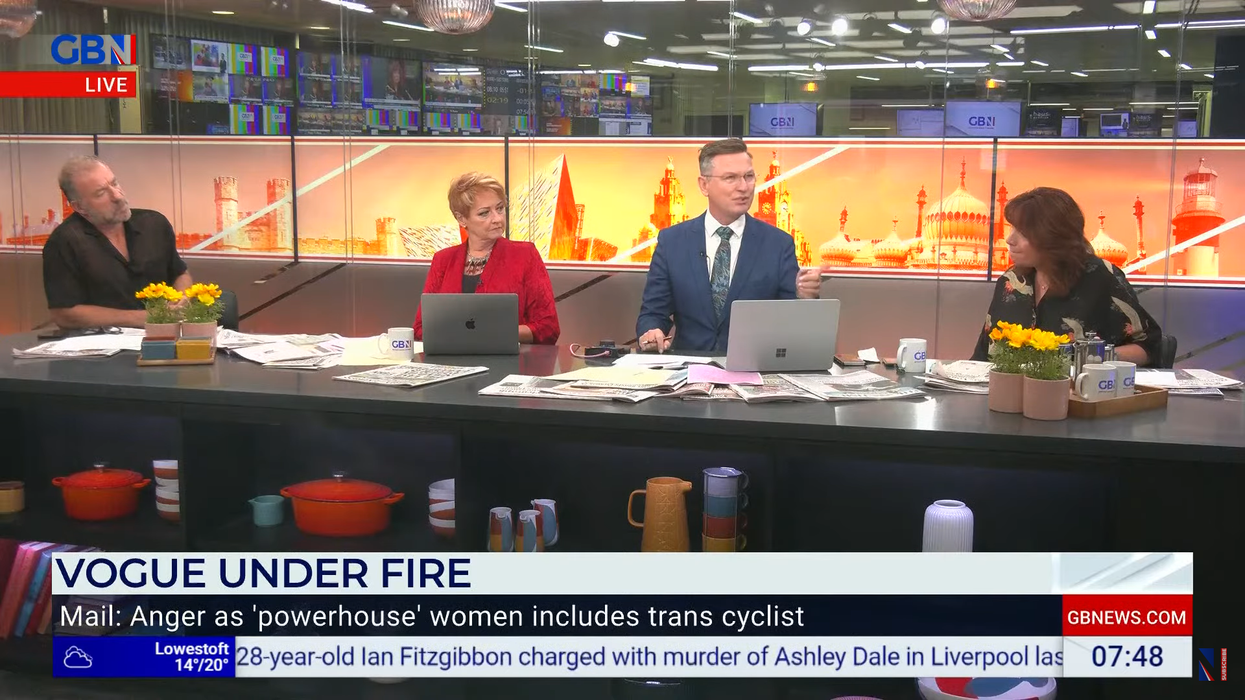 The GB News panel
