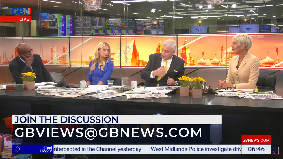 The GB News panel