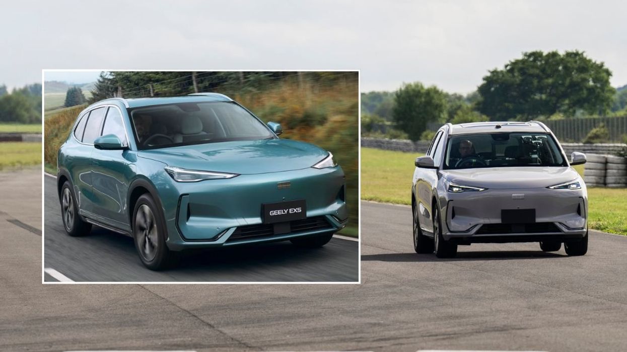 The Geely EX5 electric car