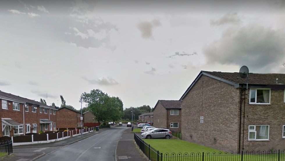 The girl was allegedly abducted on Droylsden's Warne Avenue