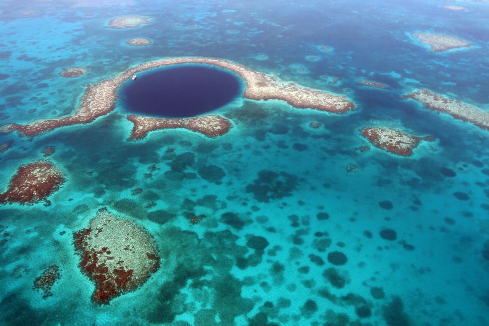 The Great Blue Hole has revealed the secret