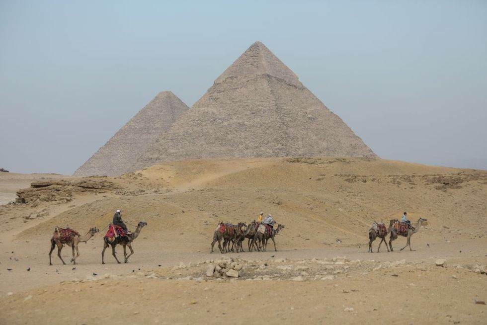 The Great Pyramid of Giza and the Pyramid of Khafre\u200b