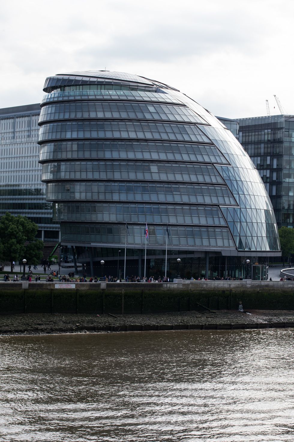 The Greater London Authority GLA Building on the south bank of the River Thames