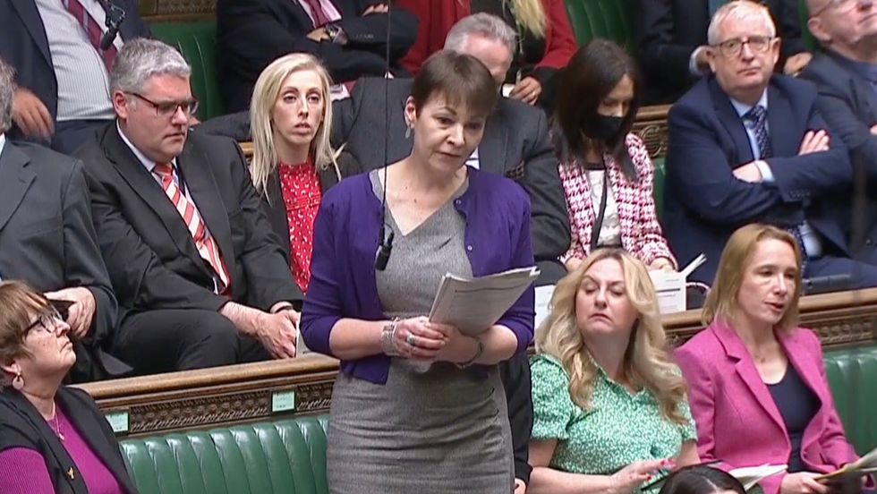 The Green Party MP asked Boris Johnson if he agreed that sexual misconduct would be 'grounds for dismissal' for ministers.