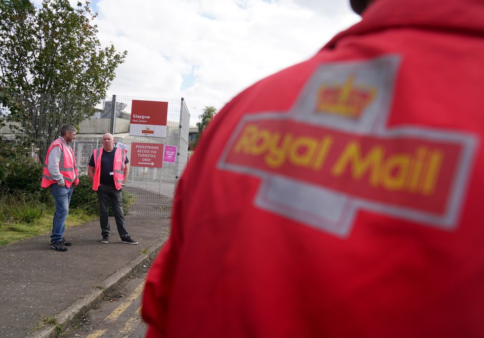 The group said three days of strike action in the first half cost Royal Mail around \u00a370 million