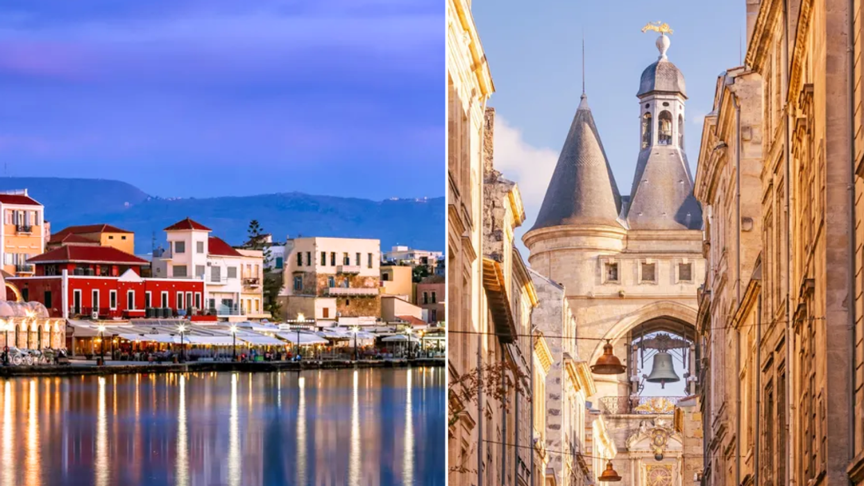 The harbour of Chania in Crete / La Grosse Cloche, Bordeaux