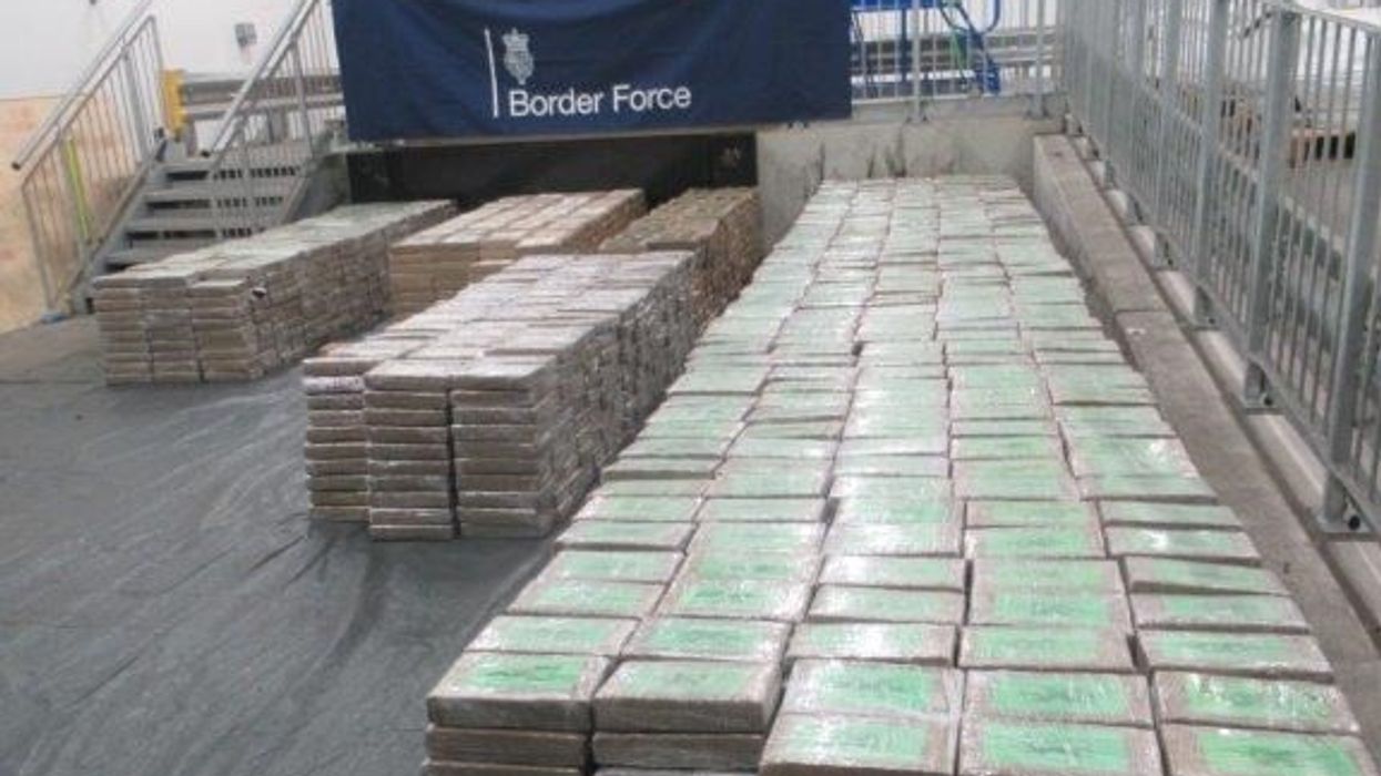 UK authorities make biggest ever cocaine bust as £450 MILLION worth of drugs seized