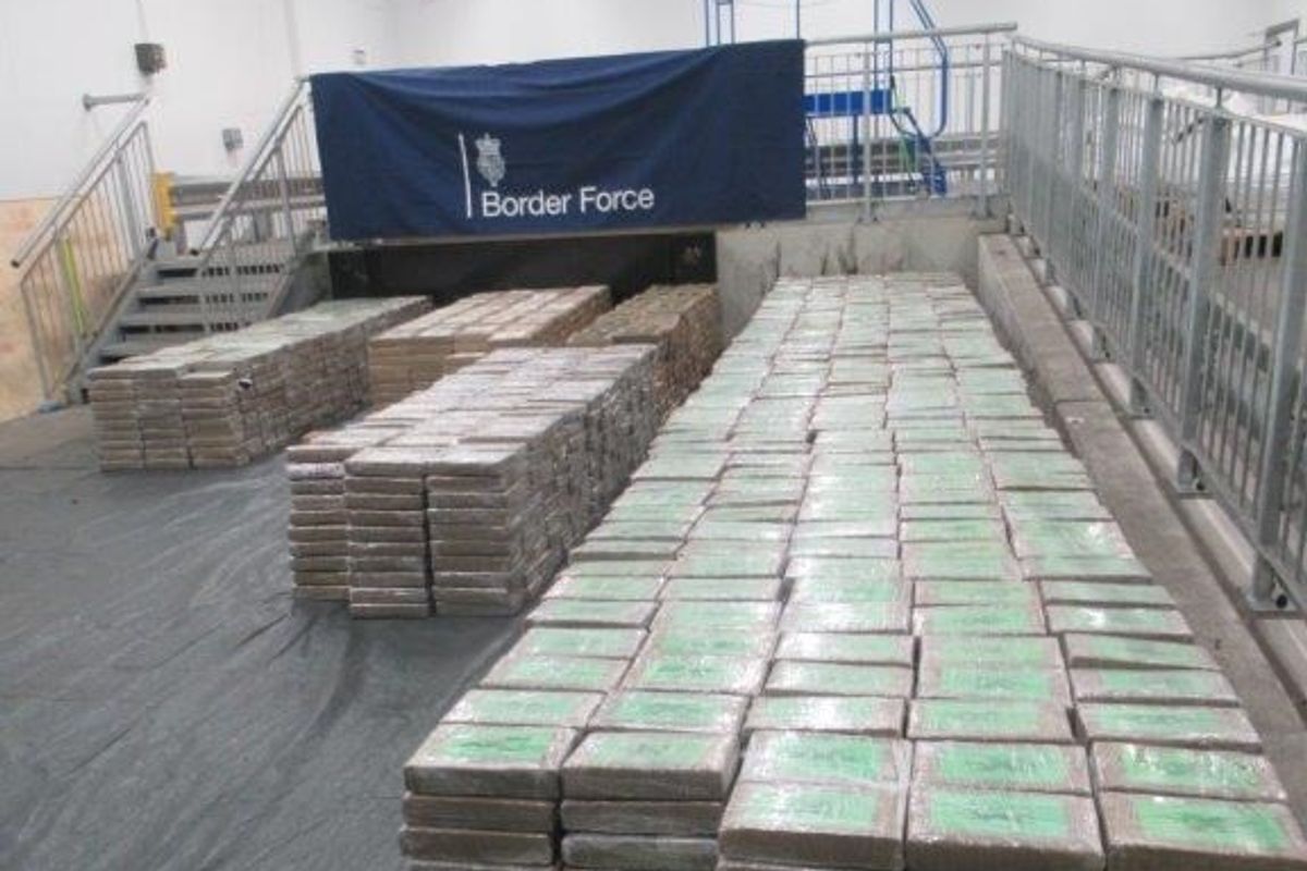 UK authorities make biggest ever cocaine bust as £450 MILLION worth of drugs seized