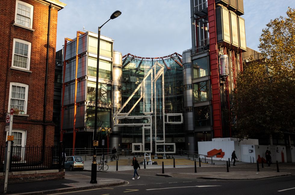 The headquarters for British television broadcaster Channel 4 stands on 124 Horseferry Road