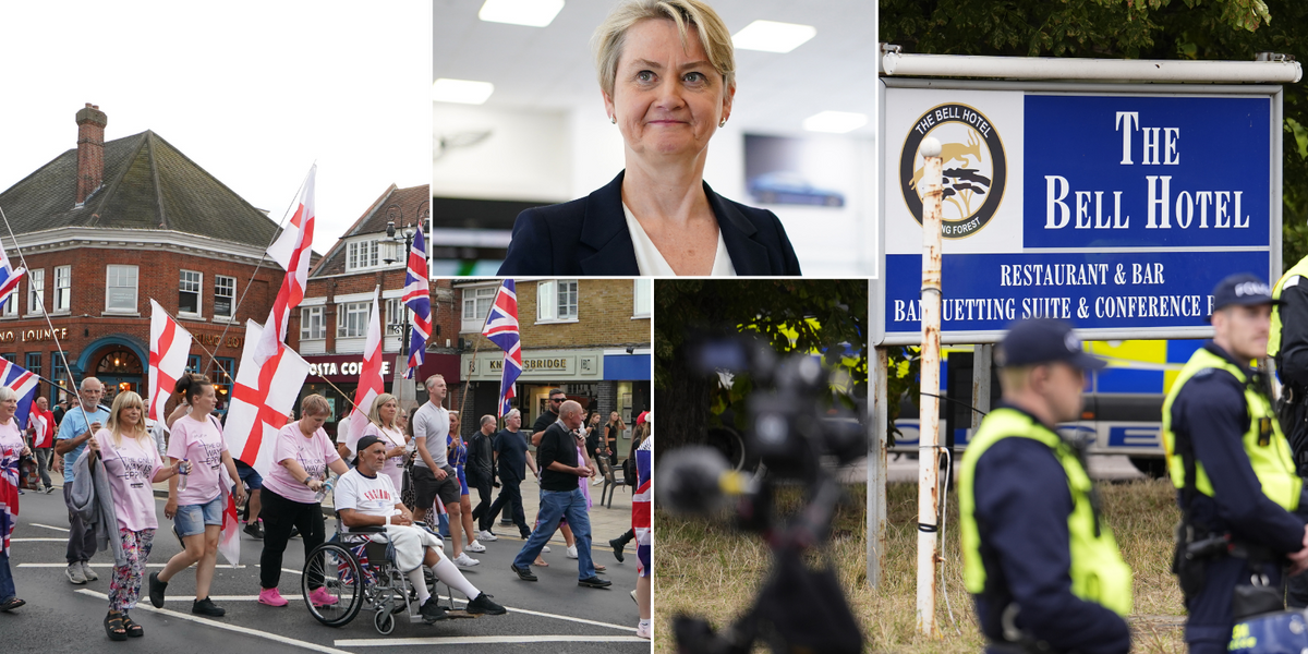NextImg:Yvette Cooper argues rights of asylum seekers are more 'in the public interest' than rights of Epping community