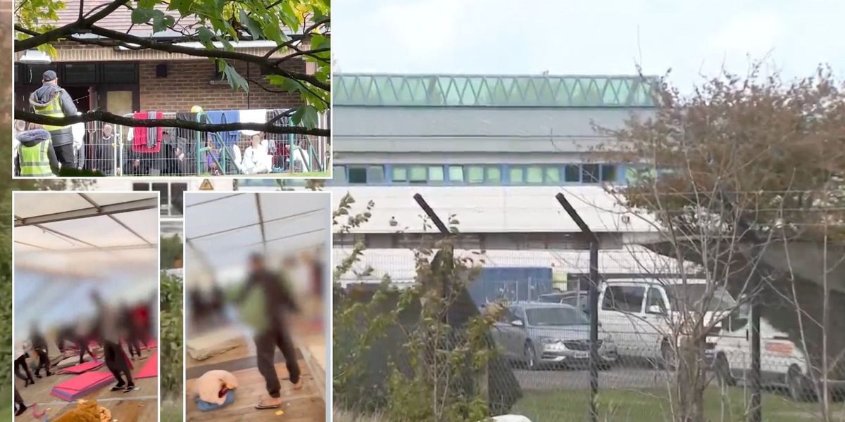 NextImg:'Soft touch Britain!' Home Office 'WASTES' £60k in taxpayer cash on entertaining migrants with TVs and video games
