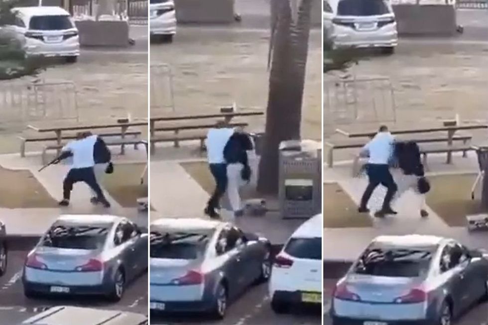 The horror unfolded on Campbell Parade, near Bondi Pavillion, around 6.40pm local time on Sunday