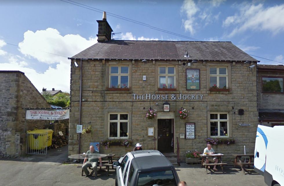 The Horse and Jockey pub in Tideswell
