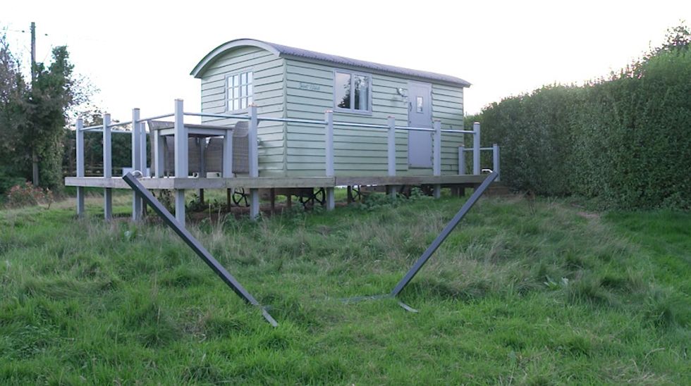 The hotel has luxury glamping cabins that the Home Office wanted to use to house migrants