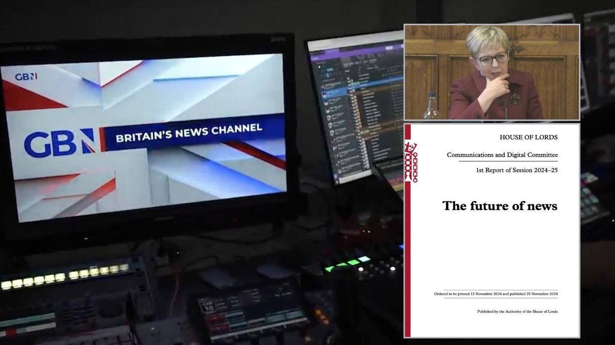 GB News welcomes findings of parliamentary report on 'the future of news'