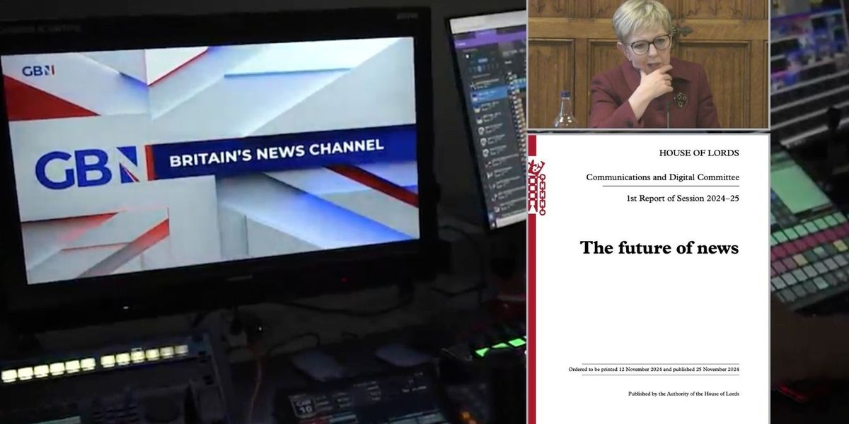 NextImg:GB News welcomes findings of parliamentary report on 'the future of news'