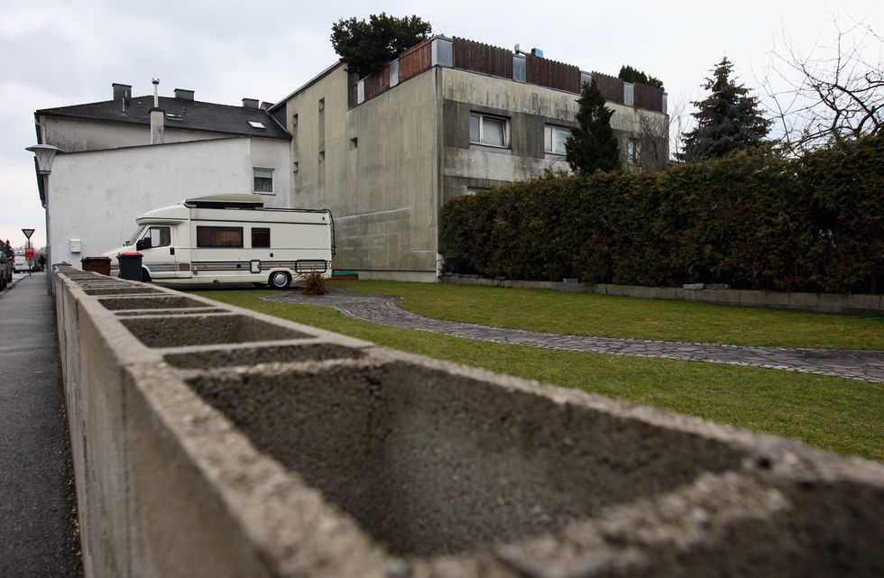 The house where Josef Fritzl lived
