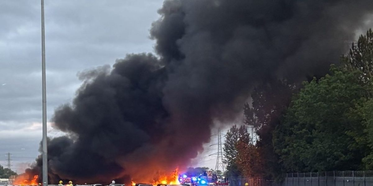 Hybrid cars spark massive fire at Southampton docks as locals report ‘horns and explosions’ Hybrid cars spark massive fire at Southampton docks as locals report ‘horns and explosions’