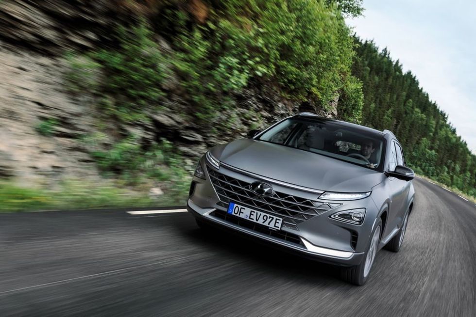 The hydrogen fuel cell Hyundai Nexo