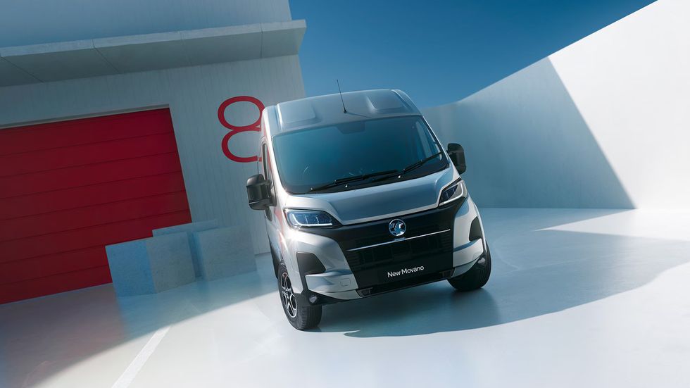 The hydrogen fuel cell Vauxhall Movano