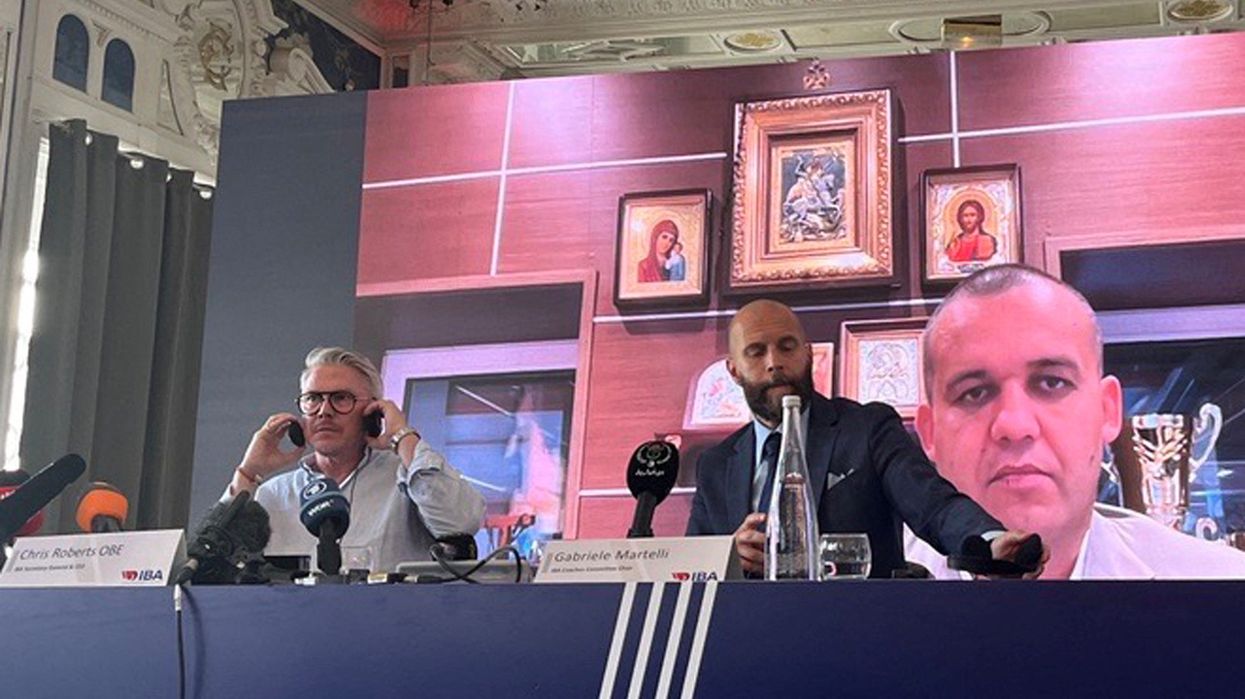 The IBA held a chaotic press conference on Monday