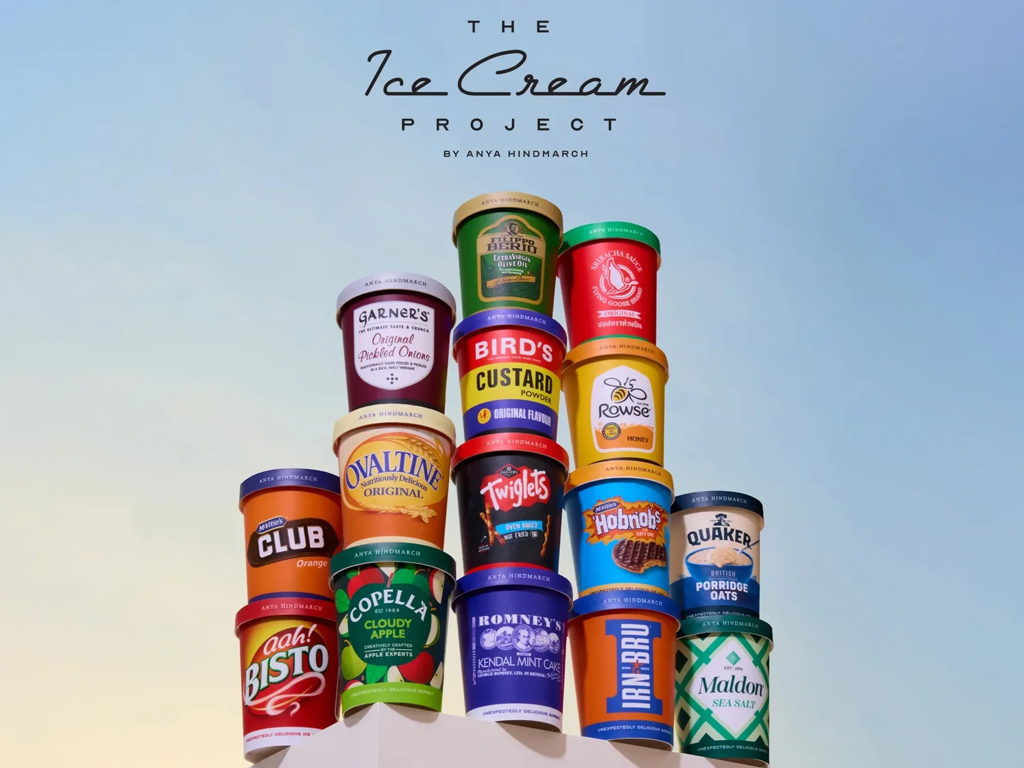 The Ice Cream Project by Anya Hindmarch flavours