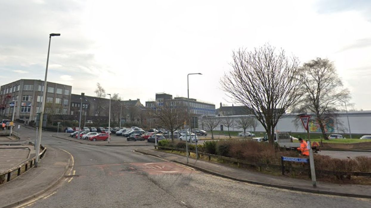 THe incident happened at a public car park at the junction of Menzies Road and Gardners Lane
