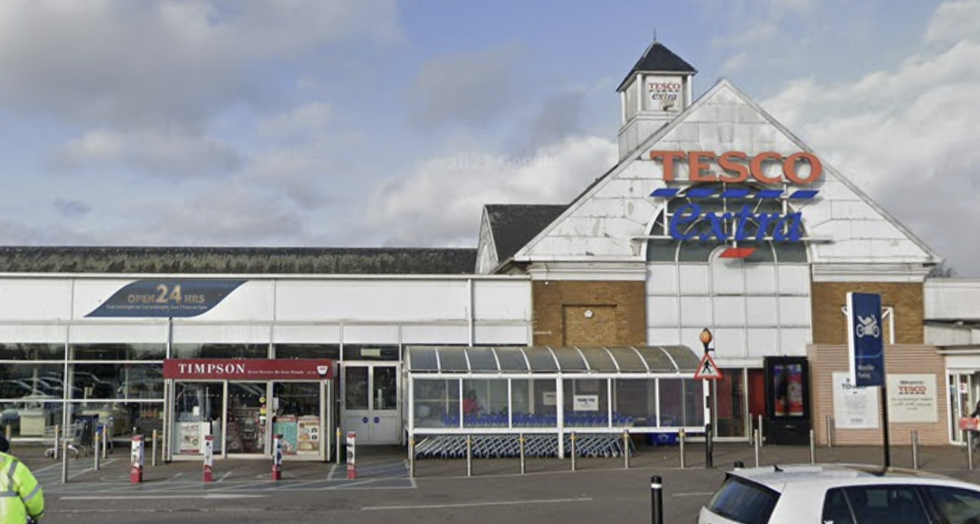 The incident happened in Tesco in \u200bGoodmayes, Romford