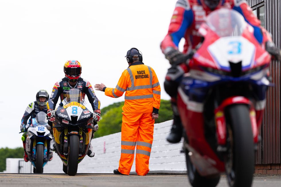 The incident happened on Monday on the opening day of the Isle of Man TT this year