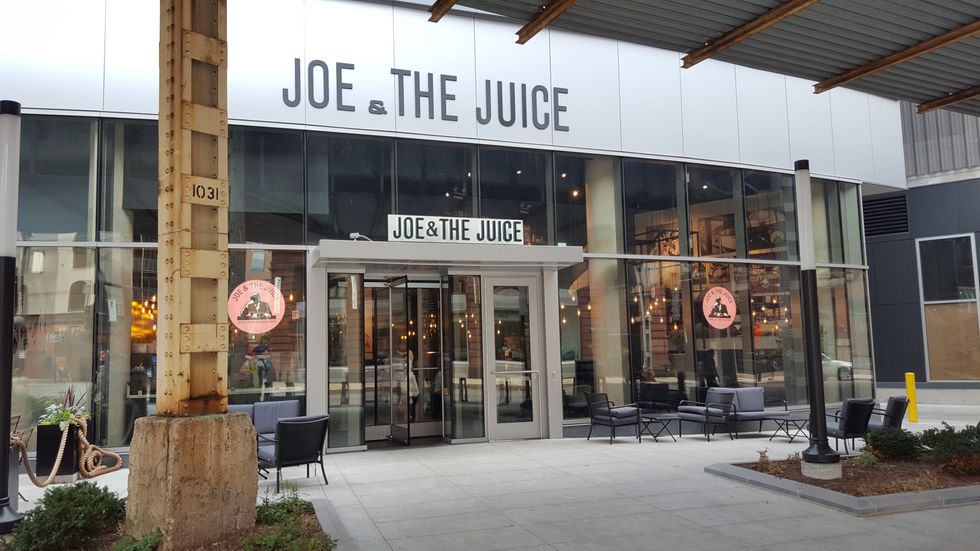 The incident took place at a Joe and the Juice (file pic)