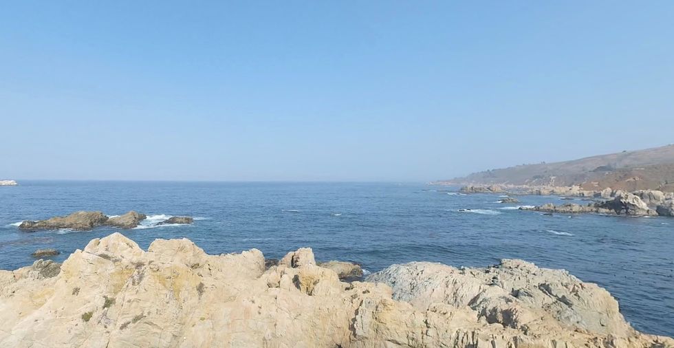 The incident took place off the coast of California