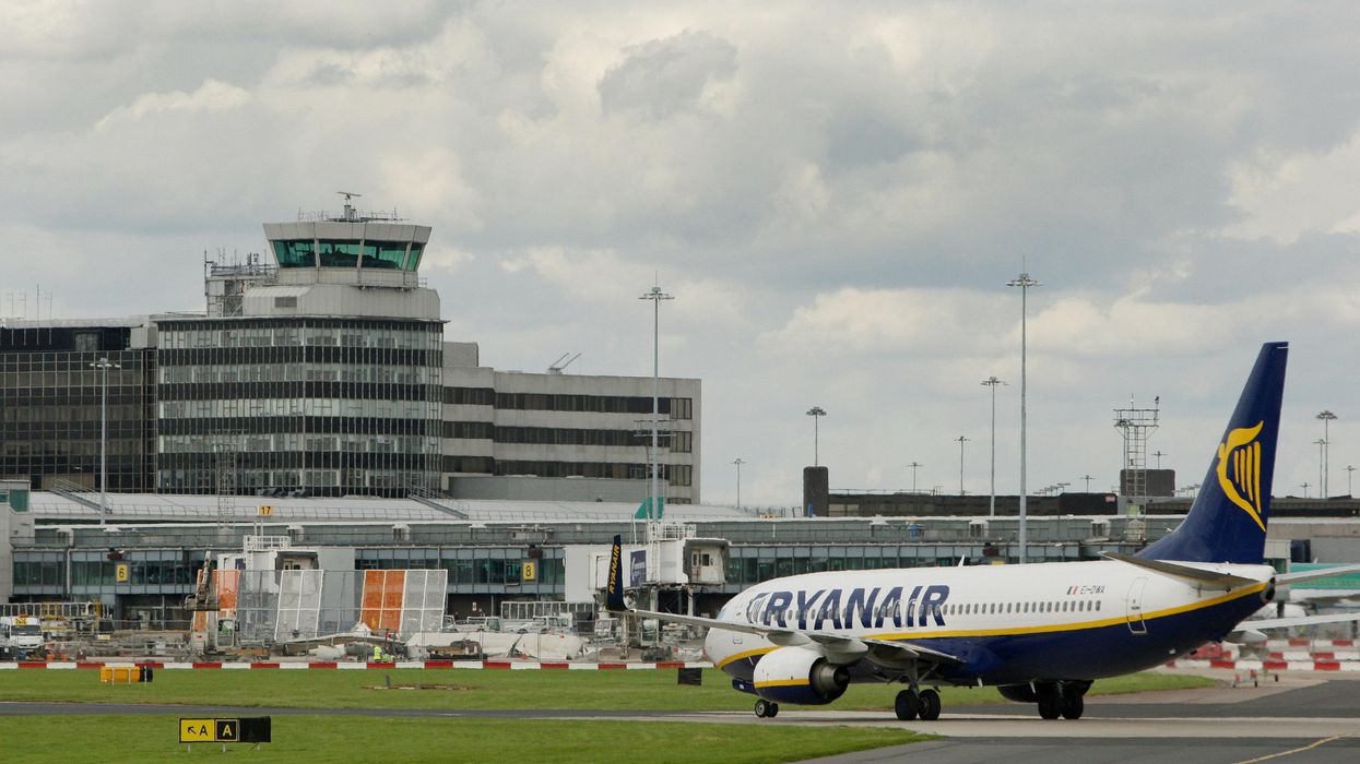The incident took place on a Ryanair flight from Manchester (file pic)