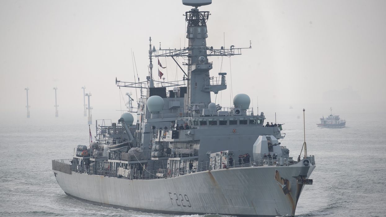 The incident took place on HMS Lancaster
