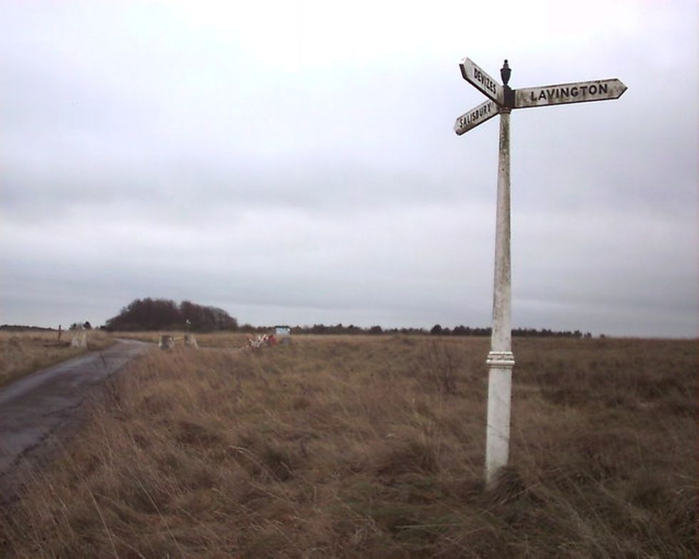 The incident took place on Salisbury Plain