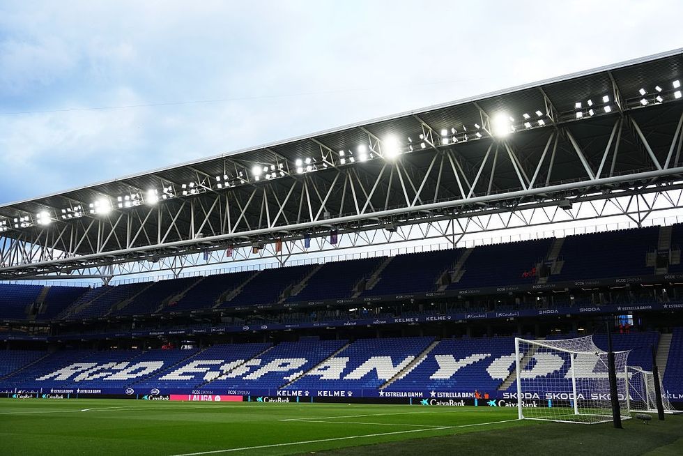 The incident took place outside the RCDE Stadium \u200b