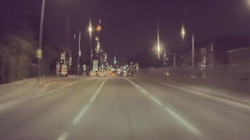 The incident was filmed as Ricardo dos Santos was on his way home