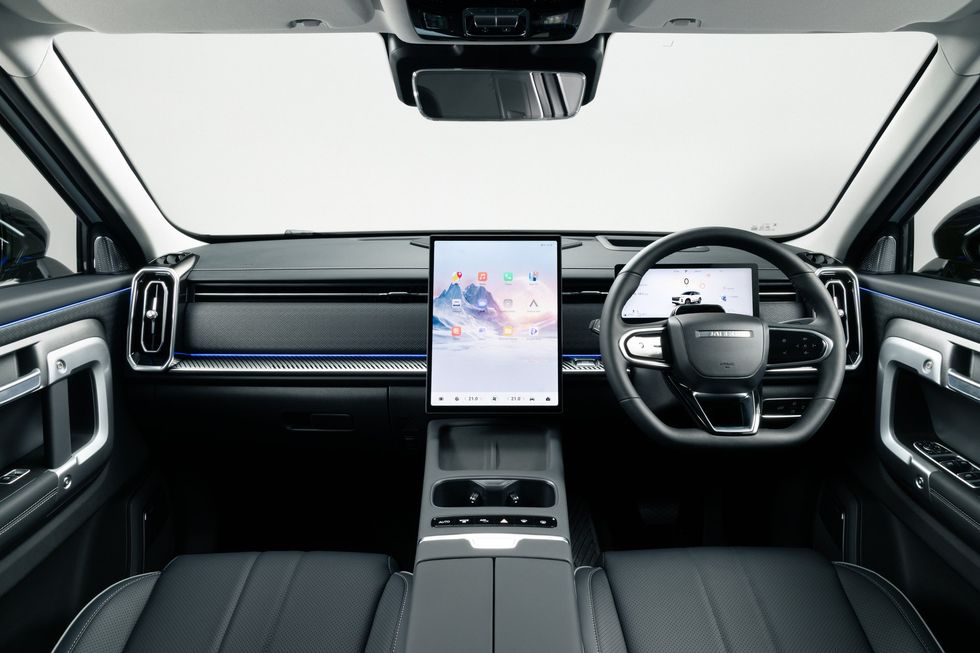 The interior of the new Jaecoo 7