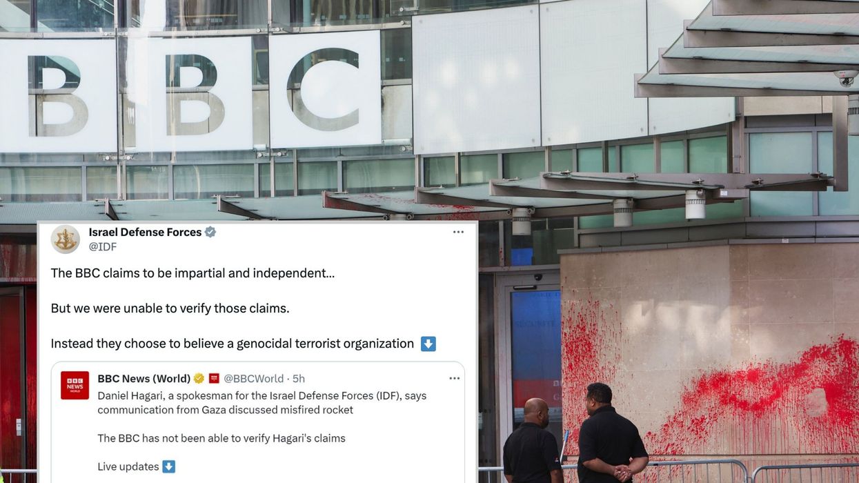 The Israel Defence Forces (IDF) have took aim at the BBC over claims the broadcaster believed information announced by Hamas