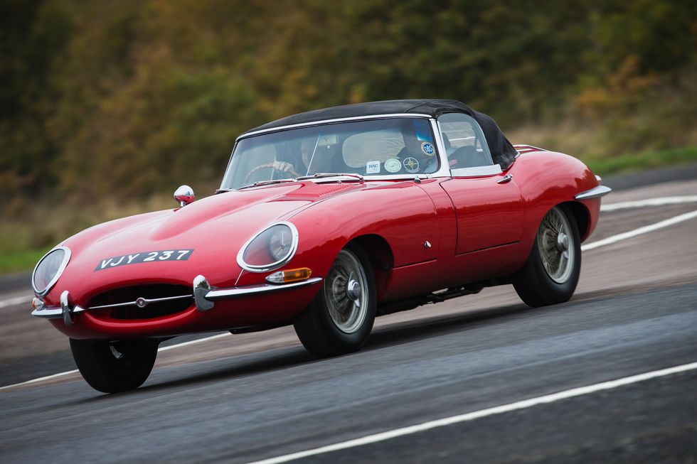 The Jaguar E-Type was ranked as the second-best British car ever made \u200b