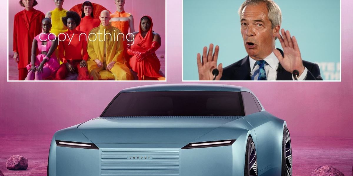 NextImg:Nigel Farage issues seven-word verdict as Jaguar searches for new advertising agency after 'woke' rebrand