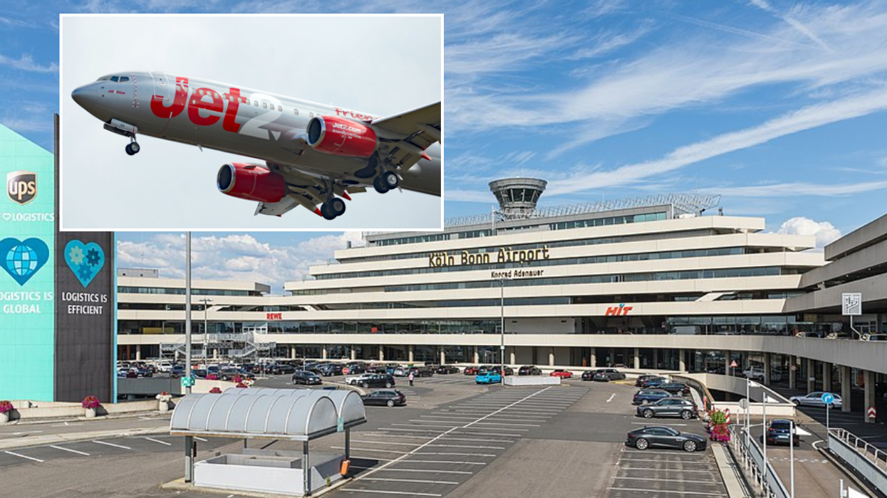 The Jet2 flight was forced to stop at the German airport (file pic)