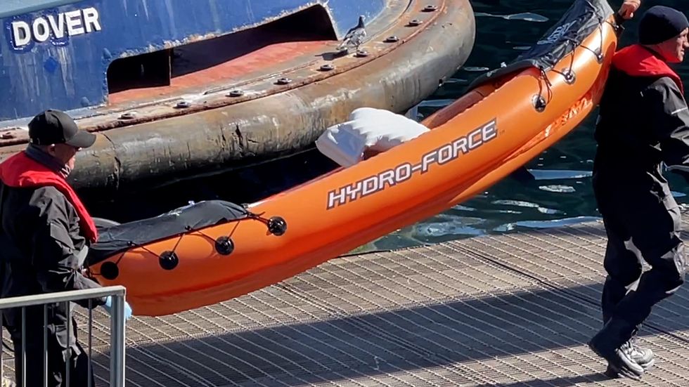 The Kayak brought in at Dover