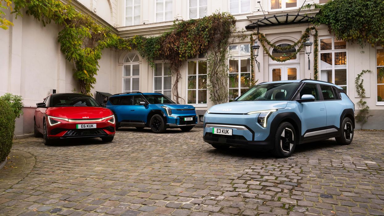 The Kia EV3, EV6 and EV9