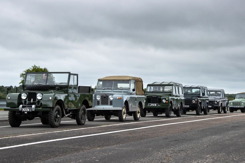 The Land Rover Defender/Series was ranked in third place